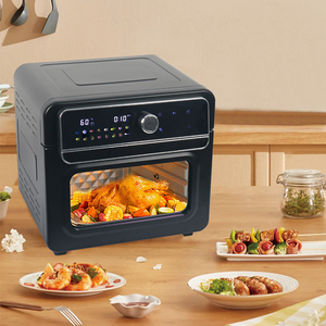 Horno de freidora de aire con pantalla LCD digital de 30L con asador, 16 modos preestablecidos con temporizador y control de temperatura, puerta de vidrio doble - Product Image 6