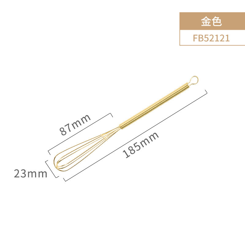 FB52121 Gold Mini Egg Beater