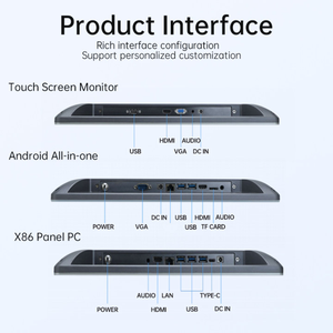 Montaje en pared 8 10 13 15 18 22 pulgadas pantalla táctil interactiva Android pantalla táctil capacitiva PC todo en uno para hogar inteligente - Product Image 2