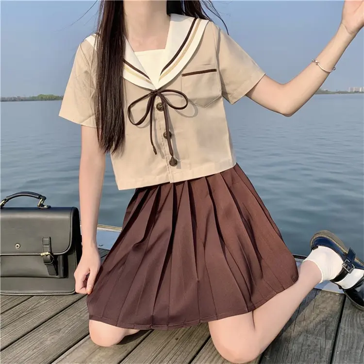 School Uniform High School Girl Sailor Suits Cosplay Costume Short Long Sleeve Japanese Anime Uniforms Students Cosplay Outfits