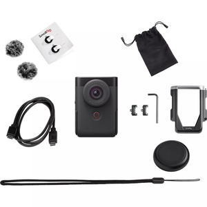 キヤノン用PowerShot V10 BKアドバンストキットオールインワン4Kヴロギング機器 (ライブストリーミング用)