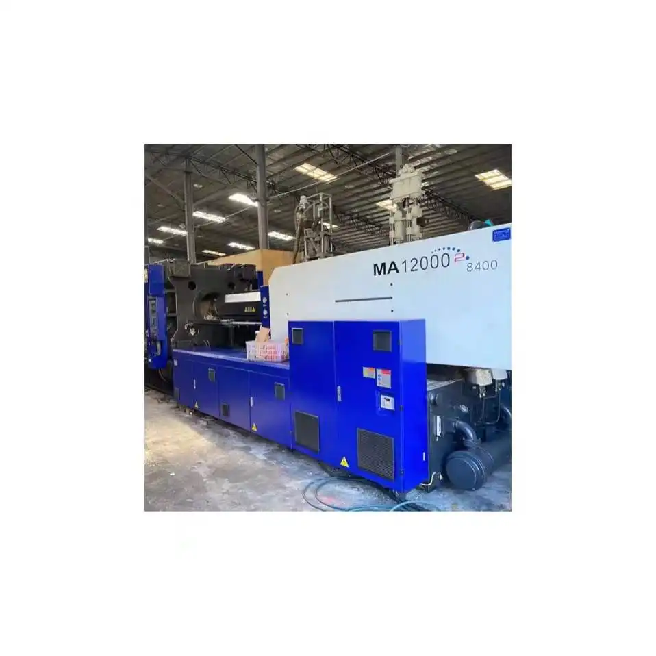Máquina moldadora de injeção plástico haitano, bom preço ma12000 grande 1200 tonelada máquina de injeção usada