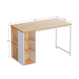 Modern <strong>Custom</strong> Steel Wood Wooden Style Staff Study <strong>Computer</strong> Office <strong>Desk</strong> - Product Image 1