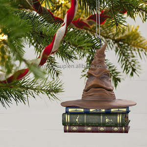 Keepchristmas noel süs Harrys Potters sıralama şapka konuşma sürümü sihirli şapka süs klasik - Product Image 4