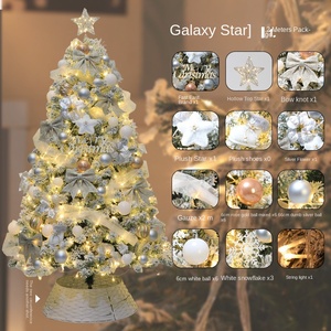 直接工場供給暗号化された白いクリスマスツリーの装飾ホームパッケージ落下する雪の群れの配置クリスマスツリー - Product Image 6