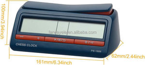 Orologio a scacchi, scacchi digitali avanzati e Timer di gioco, orologio a scacchi internazionale professionale con Display digitale ABS - Product Image 2
