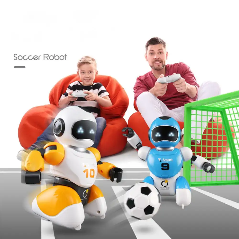 ใหม่ล่าสุดสมาร์ท Usb Rc หุ่นยนต์ต่อสู้ฟุตบอลฟุตบอลหุ่นยนต์ของเล่นรีโมทคอนโทรลหุ่นยนต์ฟุตบอล