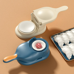 Manuelles Dumpling Maker Tool 2-in-1 Tragbare Dumpling Wrapper Maker und Press Dumpling Skin Machine-Multifunktion formen Set - Product Image 3