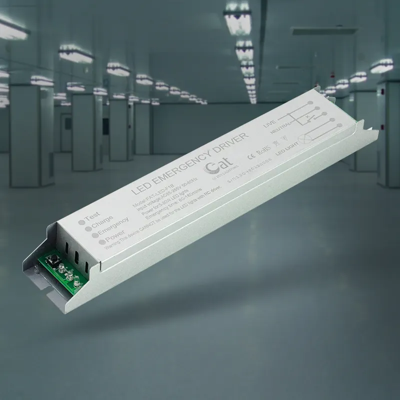 מקור ישיר 5-20W תפוקת כוח מלאה LED חירום דרייבר KVI ניתן לעמעום 24v LED תאורת T8 T5 צינור 220V AC 25W גיבוי חירום