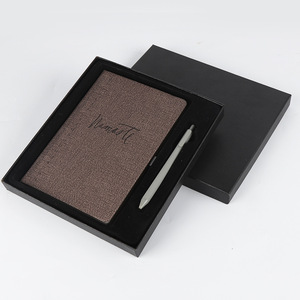 Benutzer definierte A5 Leder Pu Notebook mit Gummiband Leder Tagebuch Papier personal isierte Notebook mit Stift - Product Image 4
