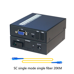 VGA光纤扩展器VGA视频音频到光纤媒体转换器适用于DVR/NVR和PC支持1080p/1080i - Product Image 2