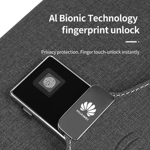 Inteligente la huella digital diario A5 negocios multifuncional cargador portátil USB con logotipo personalizado - Product Image 3