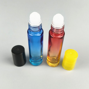 3ml,5ml,10ml,20ml Gradient Color Empty Glass Perfume <strong>Roll</strong> <strong>on</strong> Essential Oil <strong>Bottle</strong> - Product Image 2