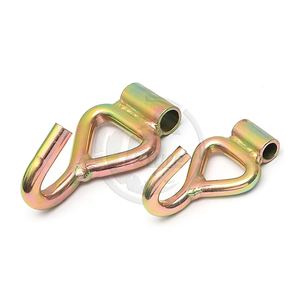 Yüksek kaliteli galvanizli 1.5 ''3000kg çelik <span class=keywords><strong>J</strong></span> kanca bağlama kayışı kargo kanca için tüp ile