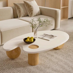 Mesa de café y té de madera moderna multifuncional con diseño simple, adecuada para comedores y baños familiares - Product Image 2