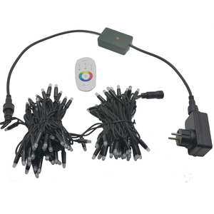 屋外/屋内使用LED RGBプログラムピクセルストリングライトタッチコントロールクリスマスデコレーションリモコンゴムモチーフライト - Product Image 1