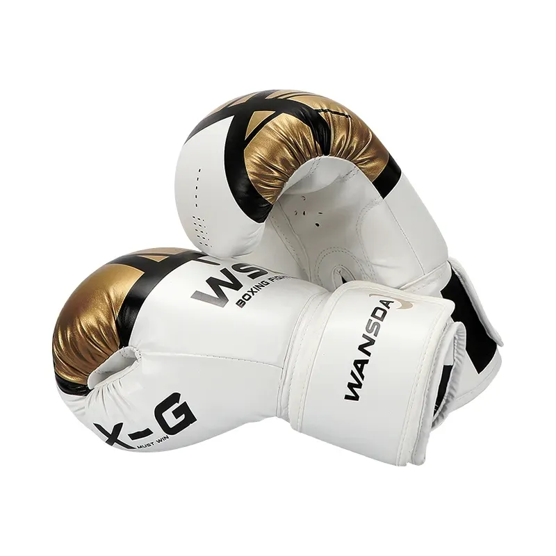 Alta Qualidade Personalizado PU Treinamento De Couro Gants de Boxe Luvas De Boxe Vencedoras Preço