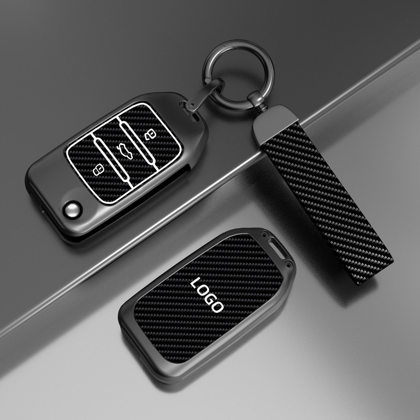 B carbon fiber texture hand rope