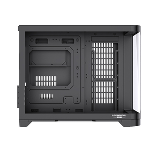LovingcoolアクリルPCシャーシ安いコンピュータゲーマーキャビネットフルタワーデスクトップコンピュータケースゲーミングPC CPUケース湾曲ガラス付き - Product Image 5