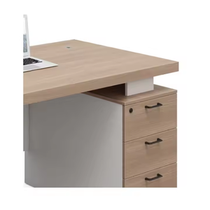 Modern Simple Wooden <strong>Computer</strong> <strong>Table</strong> Single Position Home Office Desk Simple Single Desk and Chair for Board Staff Clerk - Product Image 3
