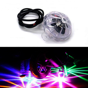 ไฟแฟลช LED 7สีสำหรับรถยนต์รถจักรยานยนต์สกู๊ตเตอร์ไฟเตือนกันการชน - Product Image 4