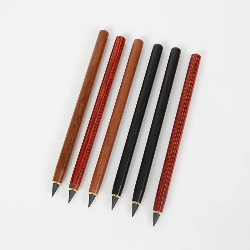 エンドレス木製ライティングペンシルペン無料のシャープな木製の永遠の鉛筆スケッチと技術描画永遠の鉛筆