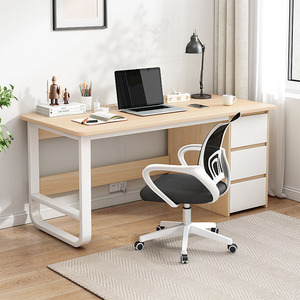 <strong>Simple</strong> Modern <strong>Desk</strong> Home Student Bedroom Writing <strong>Desk</strong> Office Employee Single <strong>Computer</strong> <strong>Desk</strong> with Storage Drawer - Product Image 1