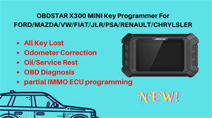 Upgrade Version of Obdstar H100/ <strong>F100</strong> <strong>Key</strong> <strong>Programmer</strong> and Cluster Calibration for Ford/ Mazda OBDSTAR X300 MINI