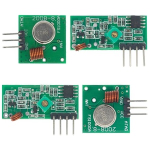 315Mhz 433Mhz <strong>RF</strong> Wireless <strong>Transmitter</strong> Module and <strong>Receiver</strong> Kit 5V DC 433MHZ Wireless Raspberry Pi /ARM/MCU WL Diy Kit - Product Image 1