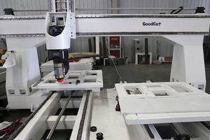 Factory Price 4 Axis 5 Axis Dual Station Process <strong>CNC</strong> <strong>Router</strong> Machine for Woodworking High Precision Machine From China - Product Image 4
