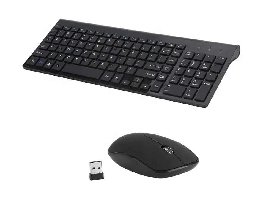 Set de souris et clavier sans fil, pour téléphones android, apple, pc portable, vente en gros à l'usine, livraison depuis l'espagne