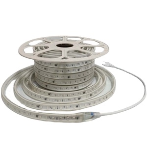 2025新款恒宇24V 12V SMD 5050可寻址RGB柔性发光二极管条DMX512 60LED/m IP68智能语音控制100m/卷5m/卷 - Product Image 6