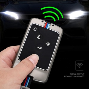New Universal Car <strong>Key</strong> Card Replacement Cover 4 Button Zinc Alloy Smart Remote <strong>Key</strong> Case for Renault Duster Captur Clio <strong>Logan</strong> - Product Image 5