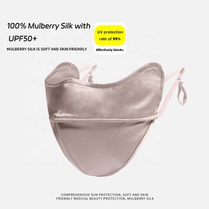 Summer UV Protection Double-layered Silk <strong>Mask</strong> Half/Full Face Bike <strong>Mask</strong> Colorful With Adjustable Nose Strap Bike <strong>Mask</strong> - Product Image 2