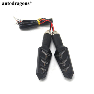 Autodragons ok koşu akan yanıp sönen dinamik sıralı led sinyal lambası motosiklet için - Product Image 2