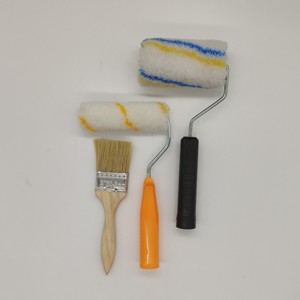 ชุดถาดทาสี4นิ้วพร้อมลูกกลิ้งและแปรงแปรงแปรงพลาสติก - Product Image 5