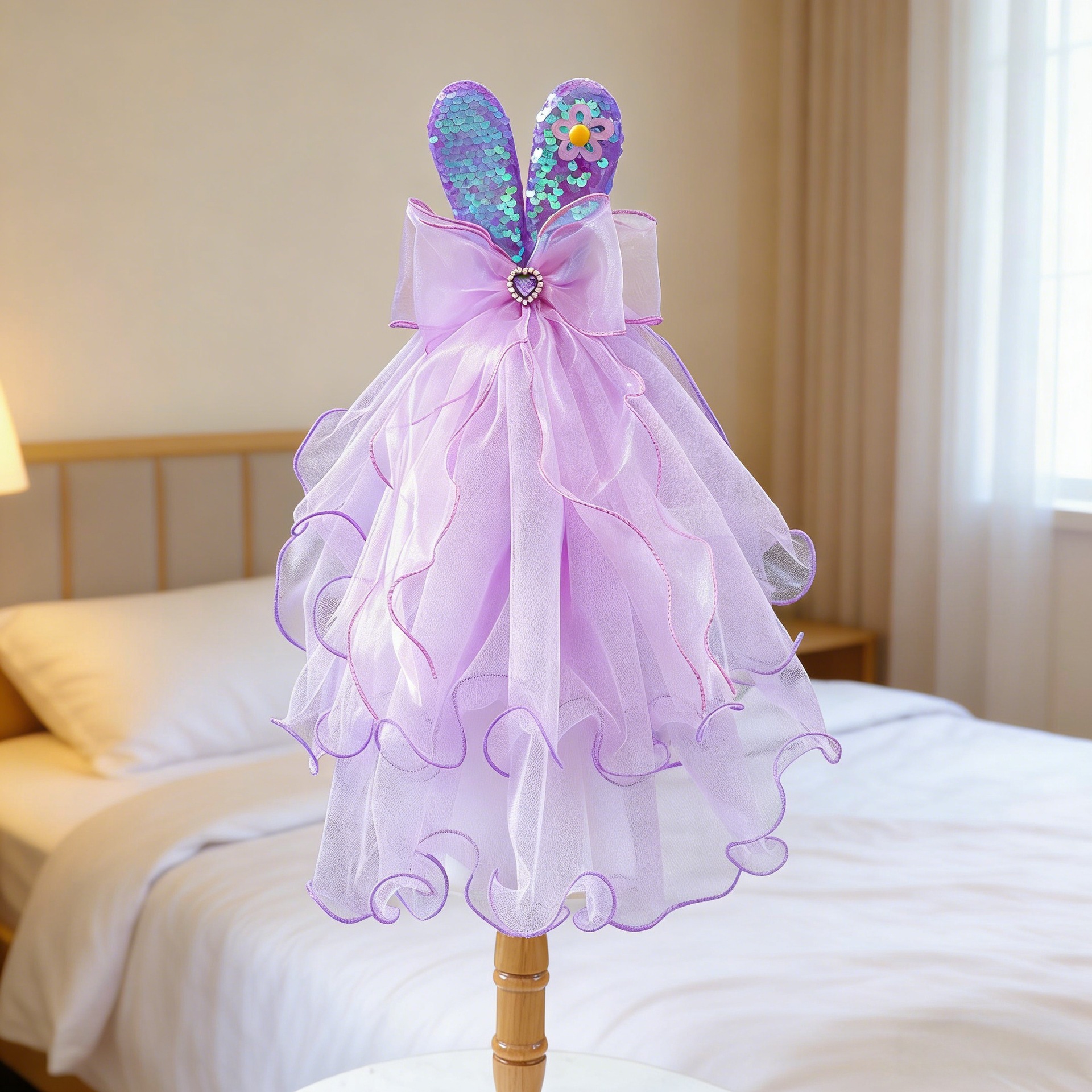 Voile d'oreille de lapin - Violet