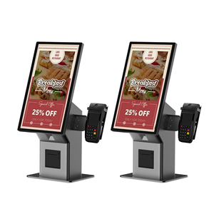 新しい到着: 21.5インチタッチスクリーンセルフサービス支払いキオスクサーマルプリンター、デスクトップまたは床置きWindows/Android OS - Product Image 5