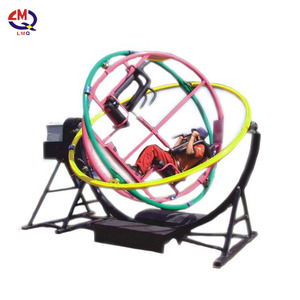 游乐园2人陀螺仪骑人类陀螺仪骑Sale-3d太空环骑 - Product Image 4