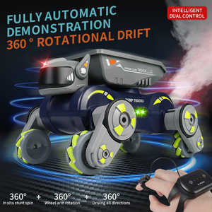 2024 <strong>Hot</strong> <strong>Sale</strong> <strong>RC</strong> Robot Dog <strong>Toy</strong> High Speed Transport Car Light Spray Loading Remote Control <strong>Toys</strong> Mechanical Dog <strong>Rc</strong> Robot Car - Product Image 4