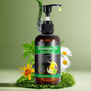 ALIVER Organic 250ml Nourishes Hydrates Skin Alleviates Muscle Tension <strong>Joint</strong> Pain Relaxing Sore Muscle Massage <strong>Oils</strong> <strong>for</strong> Spa - Product Image 6