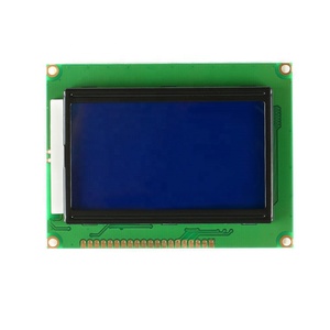 Módulo de pantalla LCD 12864 para coche inteligente Robot, 128x64 puntos, retroiluminación, Color azul, ST7920, 5V - Product Image 1