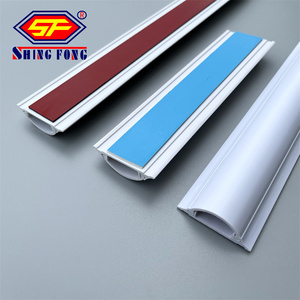 Saudi Arabia Grey Half Moon Cable Trunk <strong>Red</strong> Sticker Arc Floor PVC Cable <strong>Trunking</strong> - Product Image 2
