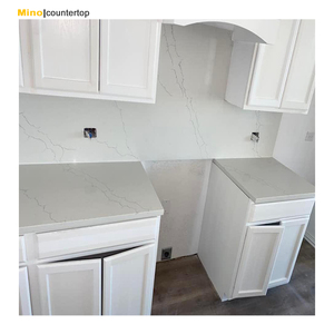 מפעל ישיר כהה כחול בית פיברגלס משטחי דיפו טרצו מלאכותי אבן מטבח משטח אבן קוורץ - Product Image 6