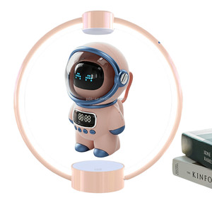 Nuovo orologio sveglia inserto scheda di memoria collegare l'altoparlante del computer regalo levitazione magnetica astronauta intelligente AI sound - Product Image 5