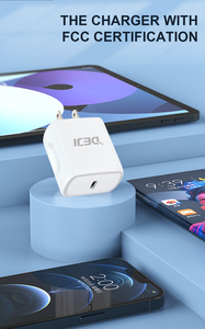PD20w充电器20w USB C型美国快速充电充电器适配器20w手机充电器适用于Iphone所有智能手机 - Product Image 3