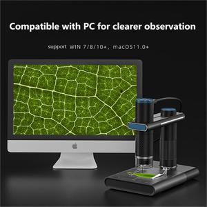 Microscopio digital portátil WIFI 50-1000X diseño compacto, instrumento de precisión, piel, detección de joyas - Product Image 4