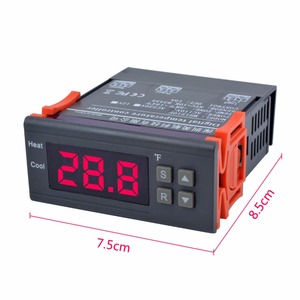 Mini DC 12V/10A <strong>Temperature</strong> <strong>Controller</strong> Electronic Thermostat MH1210F LED Digital Display -58F-194F <strong>Temperature</strong> Calibration - Product Image 4