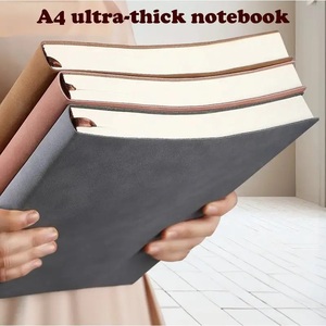 Cuaderno grande A4 de tapa blanda, diario universitario simple con reglas, libro de notas A4 grueso de negocios - Product Image 2
