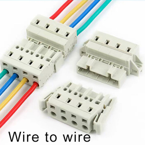 弹簧加载的PCB端子块推动电线连接器，用于安全的线对线连接插入端子块 - Product Image 4